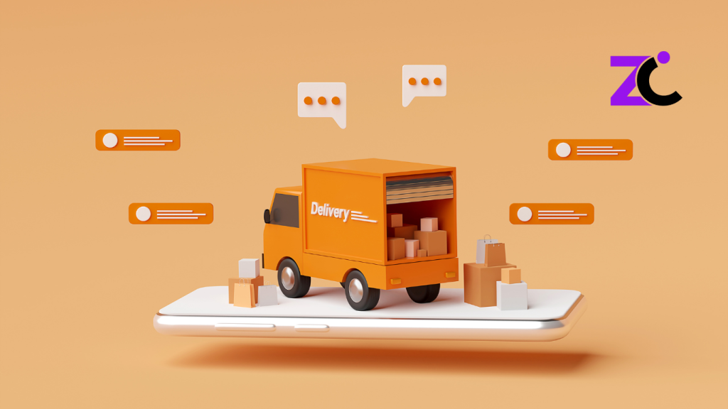 A delivery van loaded with packages represents fast, reliable logistics—highlighting the backbone of eCommerce operations in the UAE and the growing demand for efficient last‑mile delivery services.