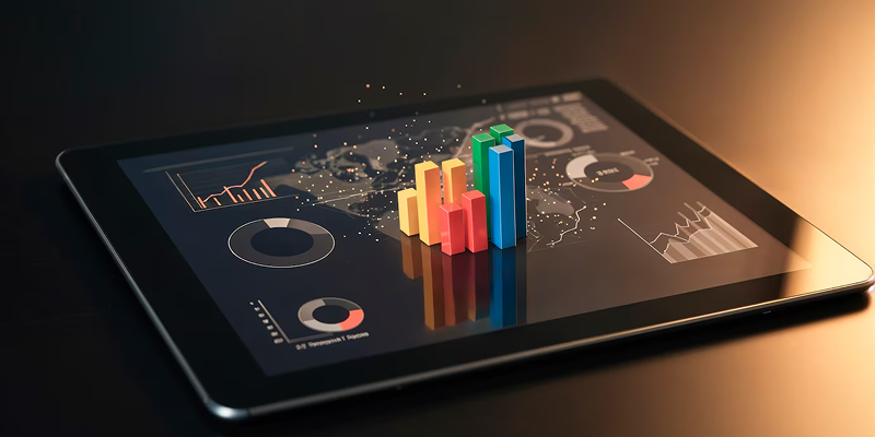Performance Marketing Strategy Dashboard Digital marketer analyzing campaign data to improve performance marketing ROI